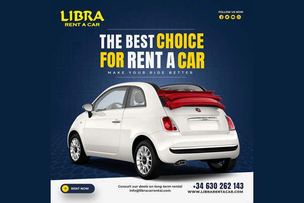 Libra Rent a Car <br/> Contact by WhatsApp, for a better service